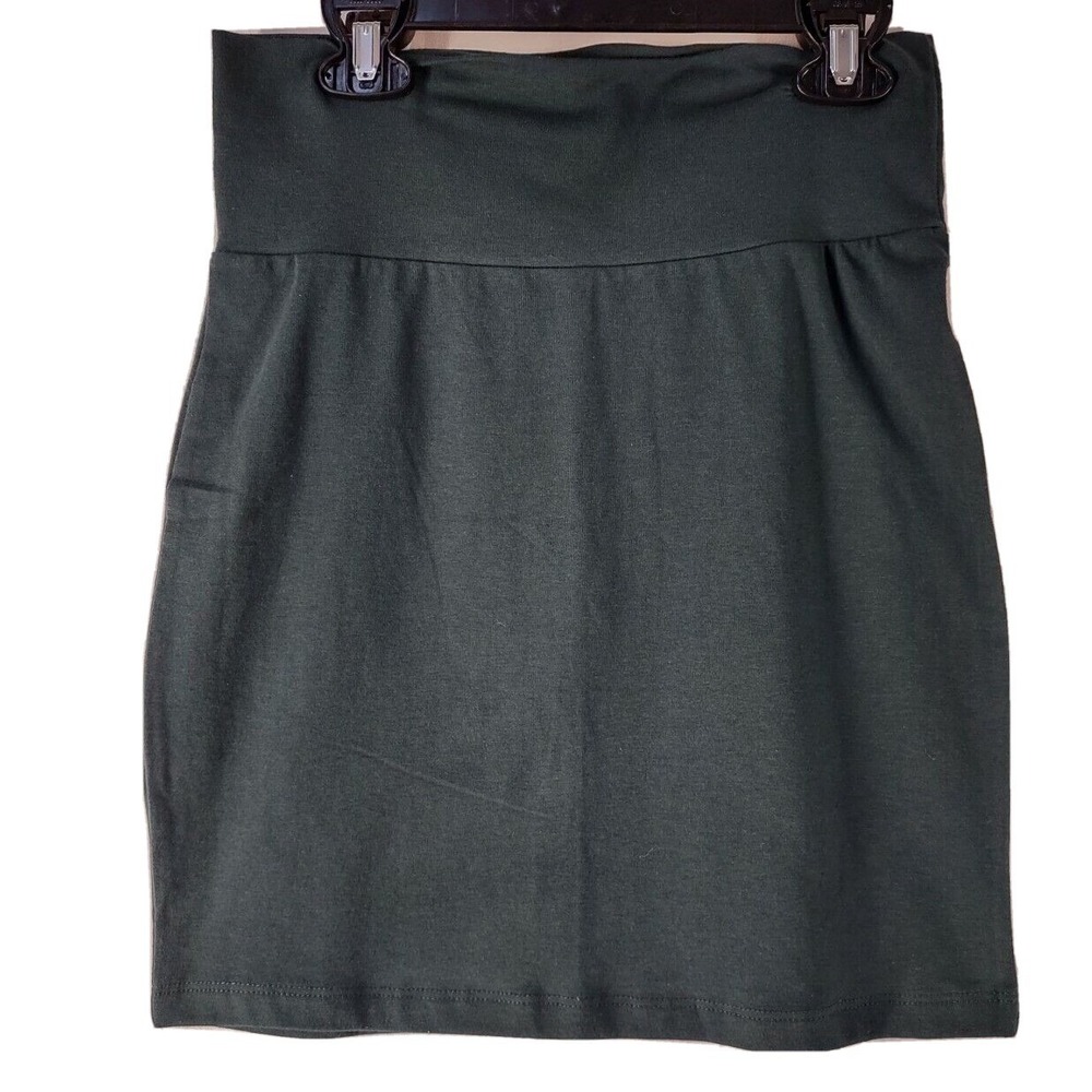 Charlotte Russe Skirt Girls Youth Missy Size Large Army Green NEW with Tags